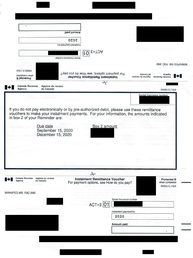 加拿大个人预缴税的缴纳方法 - 联华金融服务集团 Canwa Financial Service Group